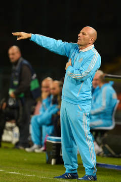 Elie Baup Marseille Napoli 06-11-2013 Stadio San Paolo