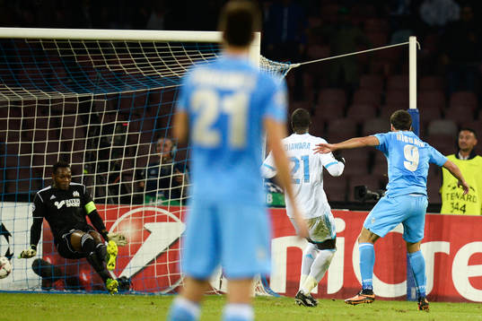gol di Gonzalo Higuain Napoli, Goal celebration Napoli