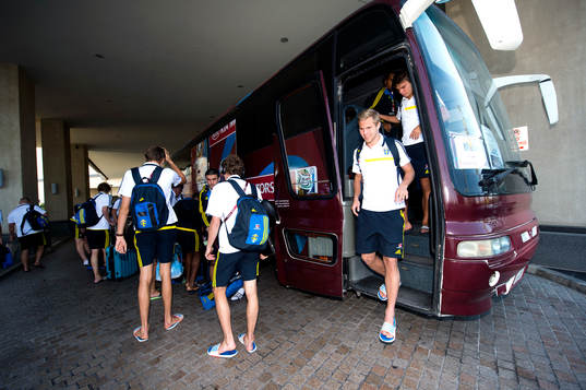 Gustav Engvall och de andra svenska spelarna
