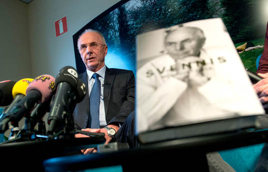 Fotbollstränaren Sven-Göran Eriksson