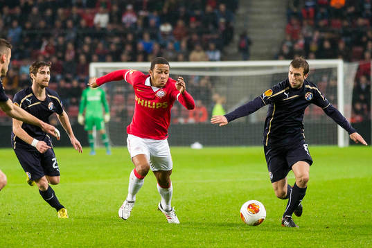 EINDHOVEN, PSV - Dinamo Zagreb, voetbal, Europa League
