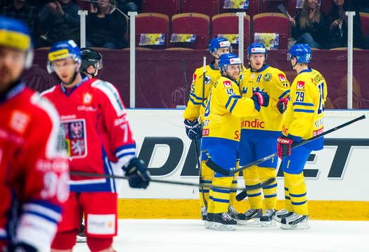 Sveriges David Ullström, Simon Hjalmarsson, Pär Arlbrandt