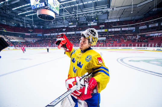 Sverige målvakt Henrik Karlsson
