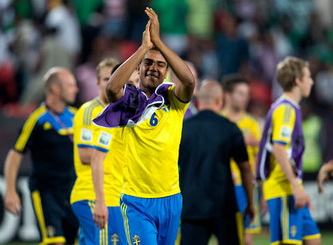 Sveriges Noah Sonko Sundberg tackar publiken
