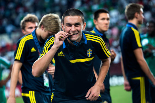 Sveriges Valmir Berisha biter i bronspengen