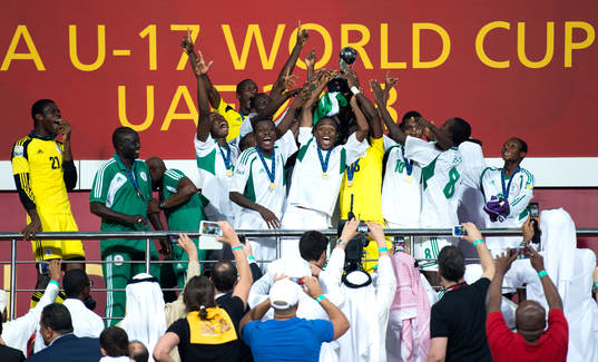Nigeria jublar med guldpokalen