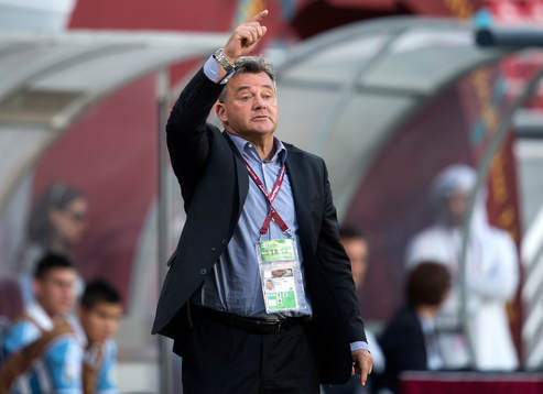 Argentinas förbundskapten Humberto Grondona