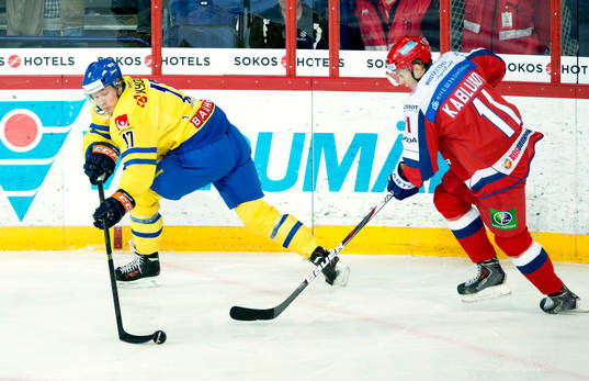 Sveriges Dennis Rasmussen och Rysslands Ilya Kablukov