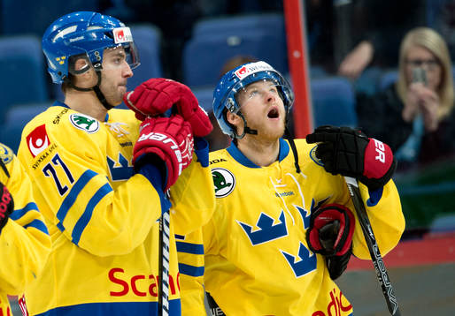 Sveriges Daniel Bång och Linus Klasen deppar