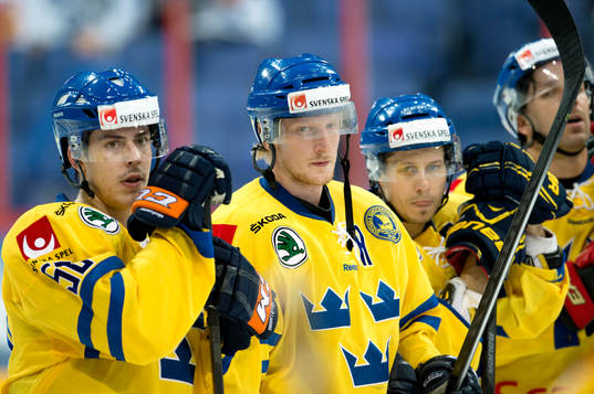 Sveriges Simon Hjalmarsson och de andra svenska spelarna