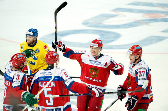 Rysslands Alexei Tereshchenko jublar