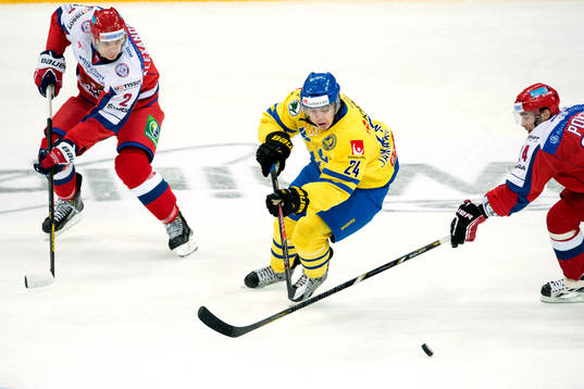 Sveriges Mattias Janmark-Nylén och Rysslands Yury