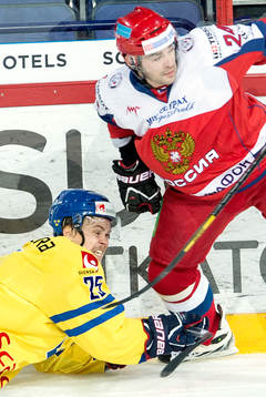 Sveriges David Ullström och Rysslands Alexander Popov