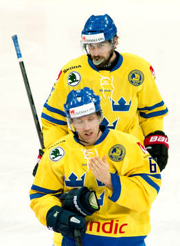 Sveriges Martin Thörnberg och Niklas Olausson deppar