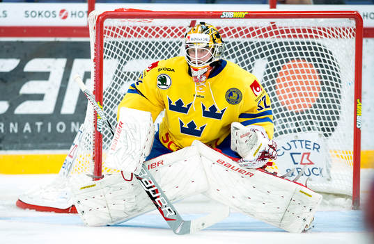 Sveriges målvakt David Rautio