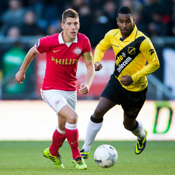 Fotboll, Holländska ligan, Breda - PSV Eindhoven