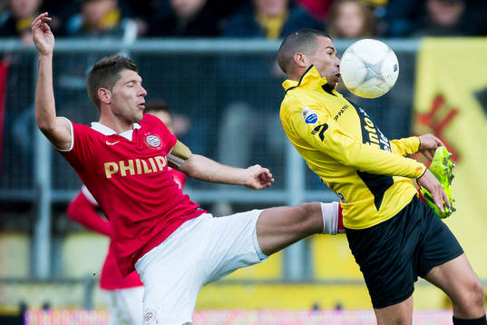Fotboll, Holländska ligan, Breda - PSV Eindhoven