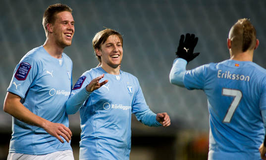 Malmös Emil Forsberg jublar
