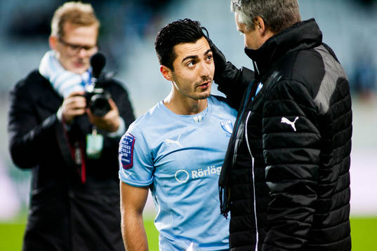 Malmös Jiloan Hamad och sportchef Per Ågren