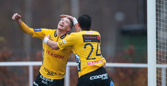 Elfsborgs Marcus Rohdén har gjort 0-4 och av Stefan
