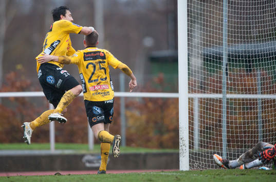 Elfsborgs Marcus Rohdén har gjort 0-4 och av Stefan