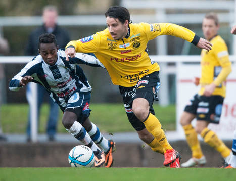 Elfsborgs Mikkel Beckmann i matchen i Svenska Cupen mellan