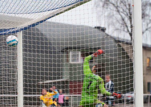 Elfsborgs Marcus Rohdén skjuter 2-0 i matchen i Svenska