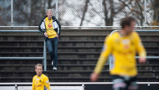 Åskådare, tom läktare,  i matchen i Svenska Cupen mellan