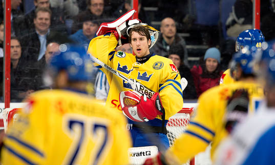 Sveriges målvakt Henrik Karlsson
