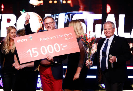 Fotbollens Energipris gick till Bua IF