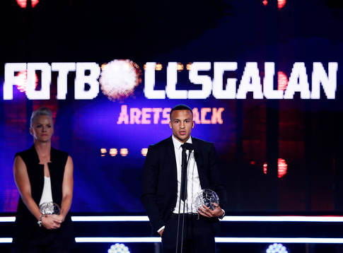 Nilla Fischer och Martin Olsson får priserna för Årets