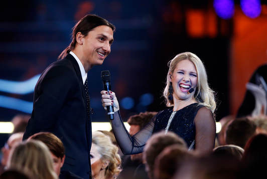 Zlatan Ibrahimovic och Anna Brolin, Programledare TV4