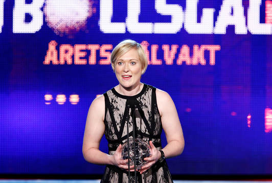 Thóra Helgadóttir fick priset Årets Målvakt