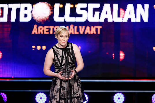 Thóra Helgadóttir fick priset Årets Målvakt