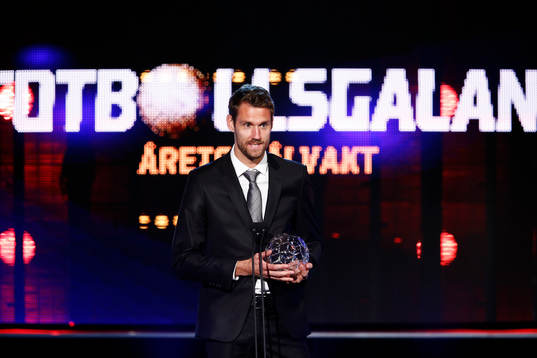 Andreas Isaksson fick priset Årets Målvakt