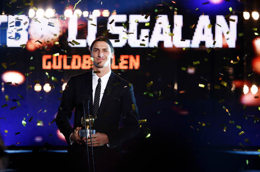 Zlatan Ibrahimovic fick Guldbollen