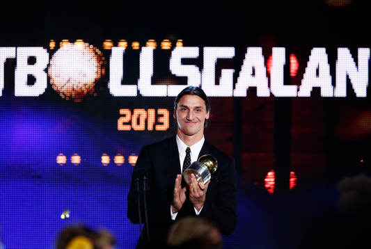 Zlatan Ibrahimovic fick Guldbollen