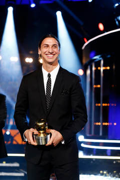 Zlatan Ibrahimovic fick Guldbollen