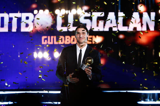 Zlatan Ibrahimovic fick Guldbollen