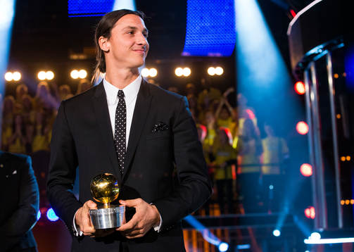 Zlatan Ibrahimovic fick Guldbollen