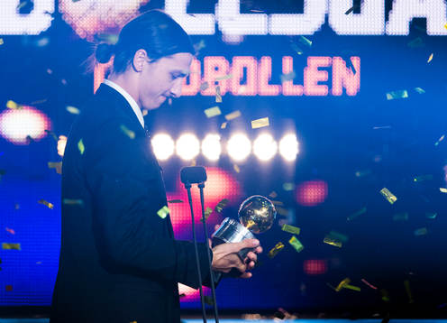 Zlatan Ibrahimovic fick Guldbollen