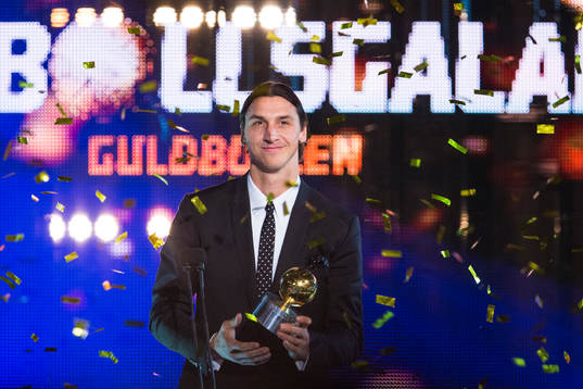 Zlatan Ibrahimovic fick Guldbollen
