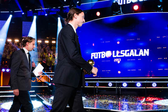 Zlatan Ibrahimovic fick Guldbollen