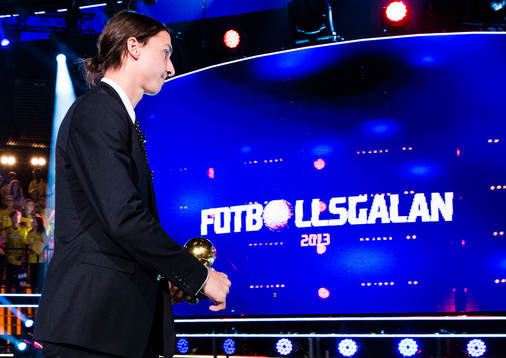 Zlatan Ibrahimovic fick Guldbollen