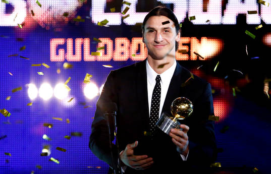 Zlatan Ibrahimovic fick Guldbollen