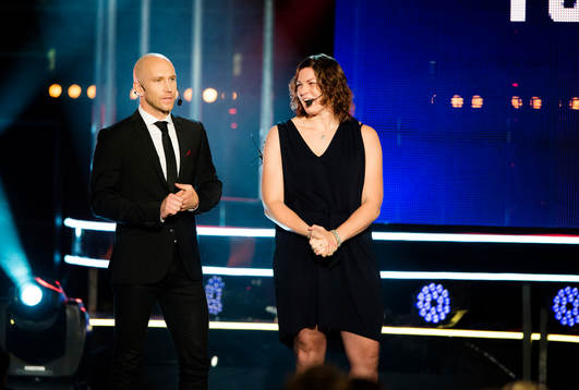 Henrik Rydström och Caroline Jönsson