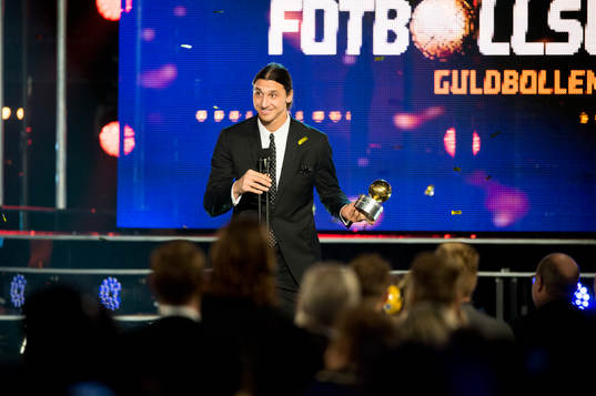 Zlatan Ibrahimovic vinner guldbollen