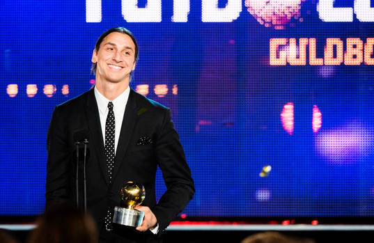Zlatan Ibrahimovic vinner guldbollen