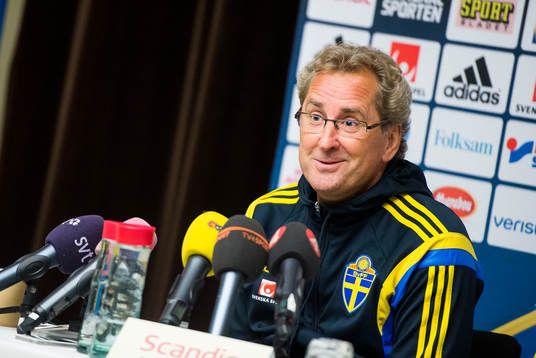 Presskonferens med Sverige förbundskapten Erik Hamrén