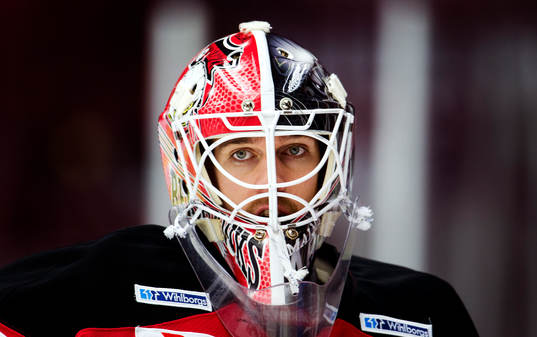 Malmö Redhawks målvakt Axel Brage